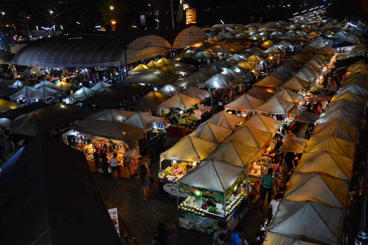 Night market in Bangkok